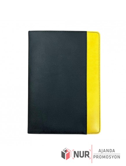 Çift Renk Termo Deri Sert Kapaklı Tarihsiz Defter